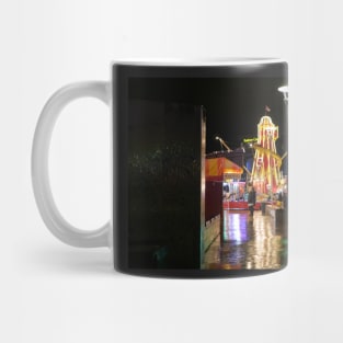 Festival lights in Christmas market Mug